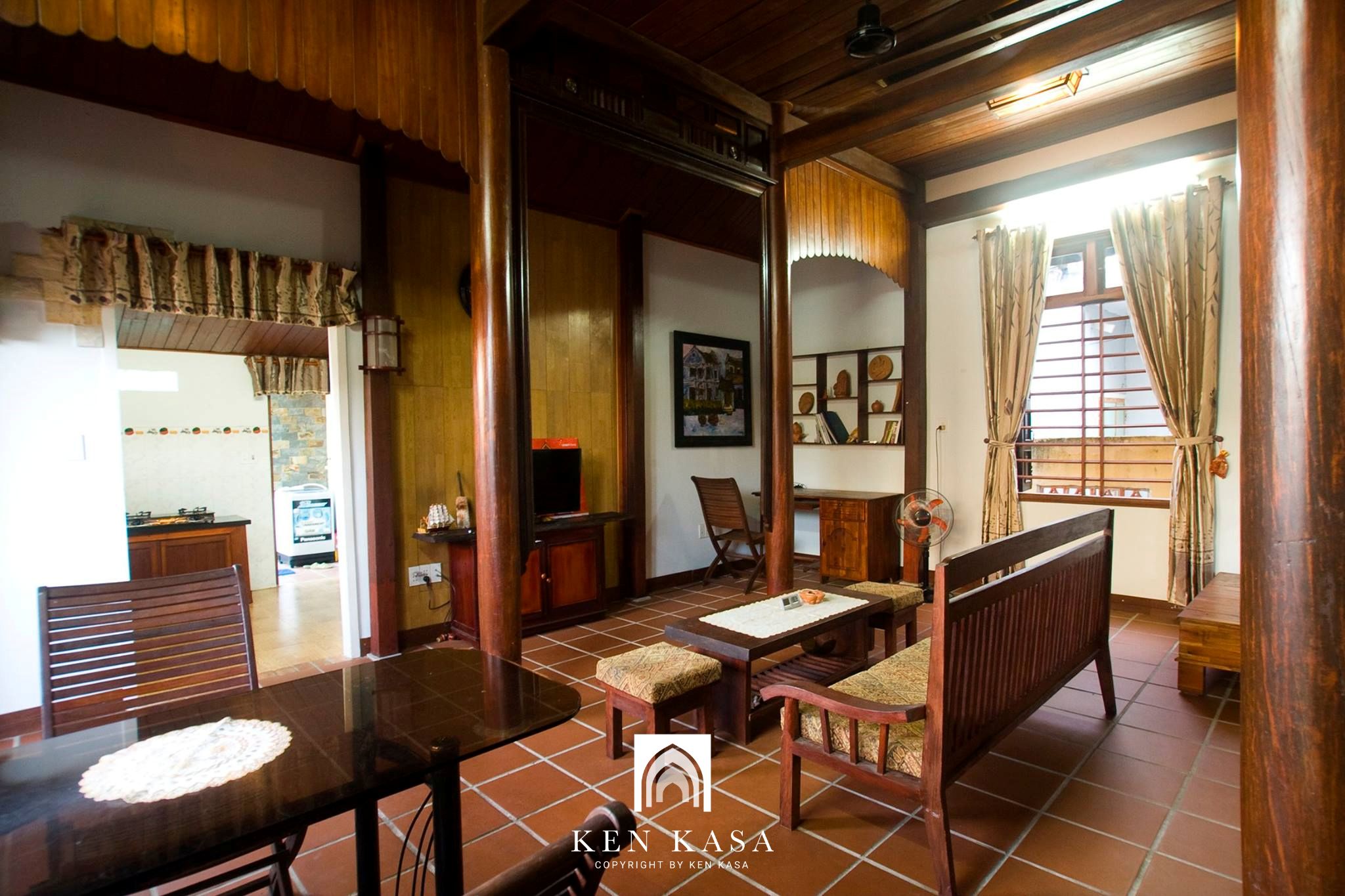 mẫu thiết kế phòng homestay bằng gỗ Heaven Wooden